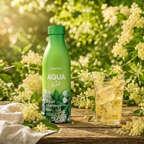 Koncentrat napoju AQUA&Fruit o smaku kwiat bzu AQUAPHOR 480 ml