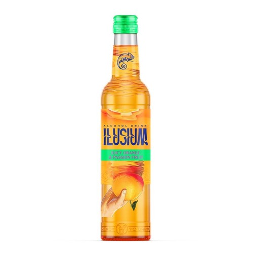 Drink Juicy Orange Passion fruit alk. 11,0% obj. Ilusium 310 ml