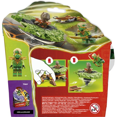 Zabawka NINJAGO® Lloyd kontra ziemny potwór na spinnerze 71850 LEGO 1 sztuka