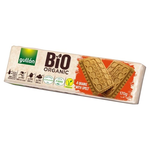 BIO Ciastka z 4 - ziarnami Gullon 170 g