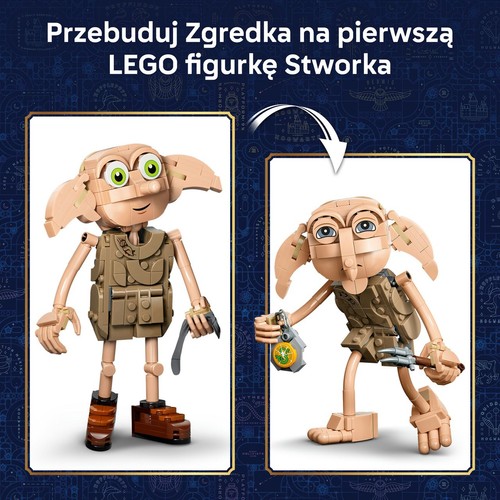 Harry Potter Wolny skrzat Zgredek 76469 LEGO 1 sztuka