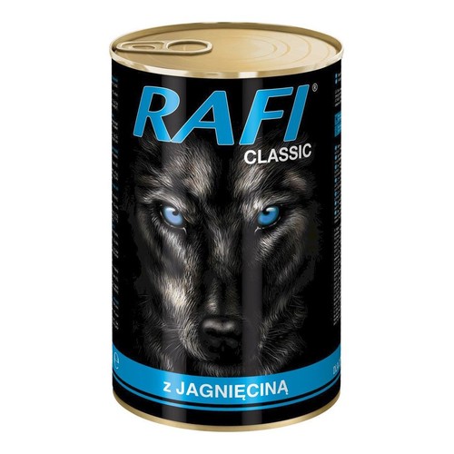 Karma mokra dla psów z jagnięciną    Rafi 1240 g