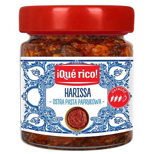 Pasta paprykowa ostra Harissa   QUE RICO 200 g