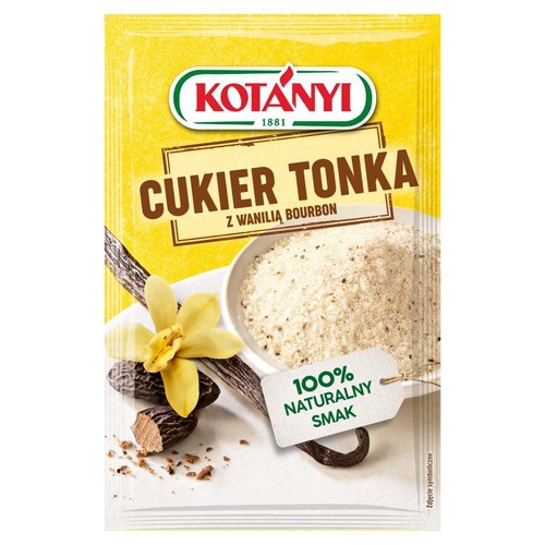 Cukier Tonka z wanilią bourbon Kotányi 20 g