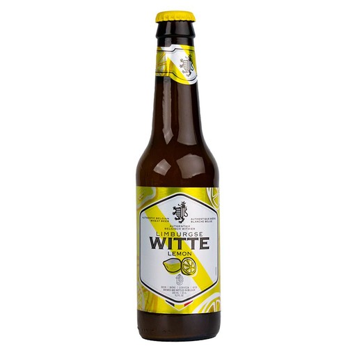 Piwo belgijskie smakowe Witte Lemon o smaku cytrusów alk. 2,3% obj. Limburgse 330 ml