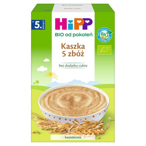 BIO Kaszka 5 zbóż po 5 miesiącu HIPP 200 g 