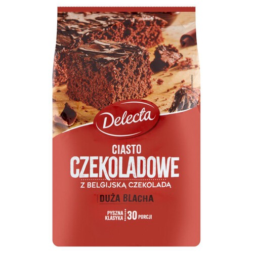 Ciasto czekoladowe z belgijską czekoladą Delecta 680 g