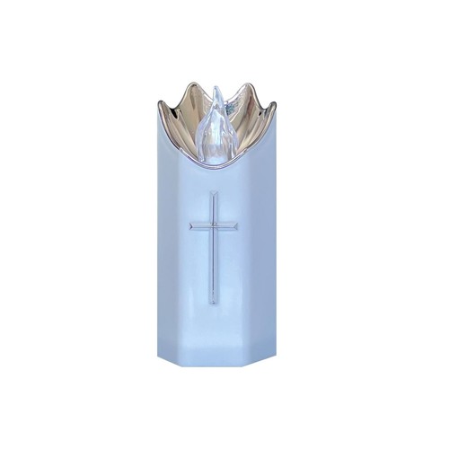 Świeca wkład LED Hex 12 cm śr. 5,5 cm mix Agnes 1 sztuka