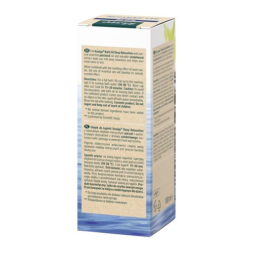 Olejek do kąpieli Deep Relaxation   Kneipp 100 ml