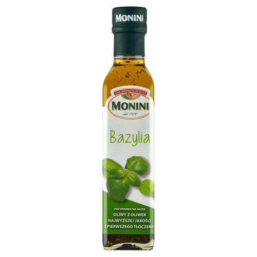 Oliwa z oliwek extra virgin z bazylią Monini 250 ml