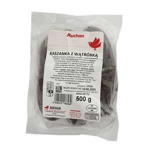 Kaszanka z wątróbką Auchan 500 g