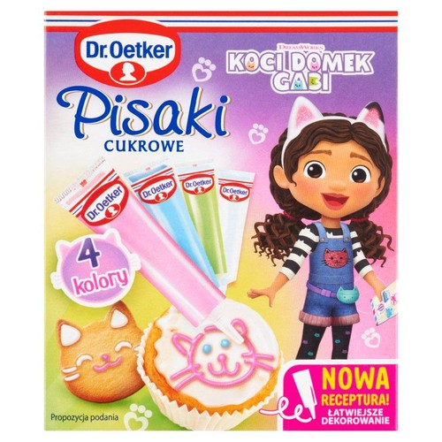 Pisaki kolorowe 4 kolory Dr.Oetker 4 x 17 g