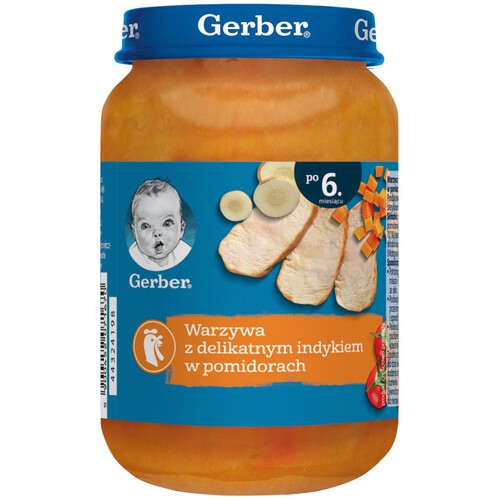 Delikatny indyk w pomidorach Gerber 190 g
