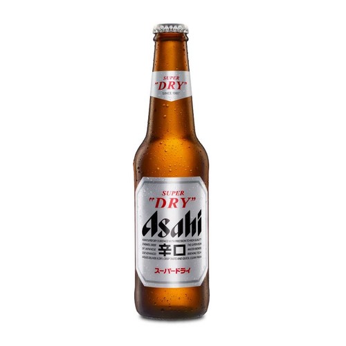 Piwo japońskie premium lager Super Dry alk. 5,2% obj.  Asahi 330 ml