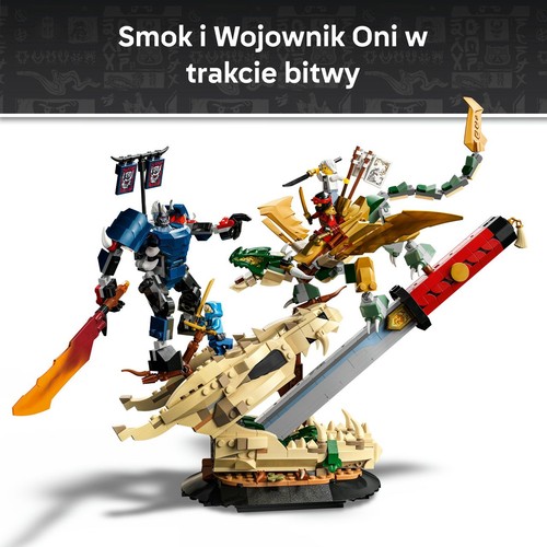 NINJAGO Bitwa o Smocze Ostrze, dekoracja 71871 LEGO 1 sztuka