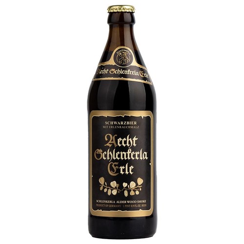 Piwo niemieckie ciemne Erle Alder Wood Smoke alk. 4,2% obj. Aecht Schlenkerla  500 ml