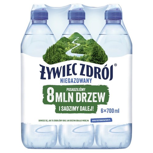 Woda niegazowana Żywiec Zdrój 6 x 0,7 l