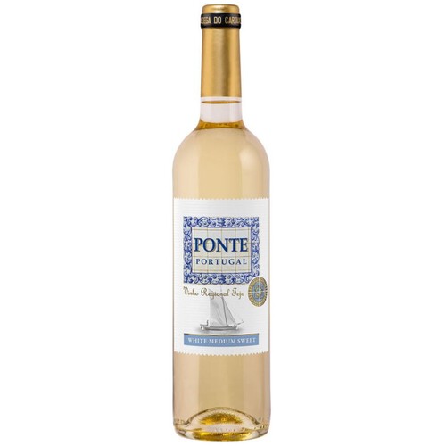 Wino białe półsłodkie PONTE PORTUGAL 750 ml