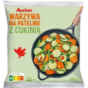 Warzywa na patelnię z cukinią Auchan 450 g