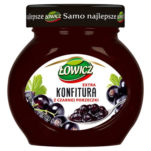 Konfitura z czarnej porzeczki Łowicz 240g