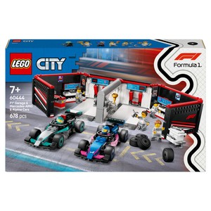 City F1® Garaż i bolidy Mercedes-AMG i Alpine 60444 LEGO 1 sztuka