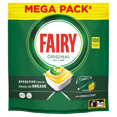 Tabletki do zmywarki All in One lemon FAIRY 100 tabletek