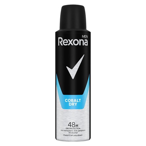 Antyperspirant dla mężczyzn Cobalt Dry  Rexona Men 150 ml