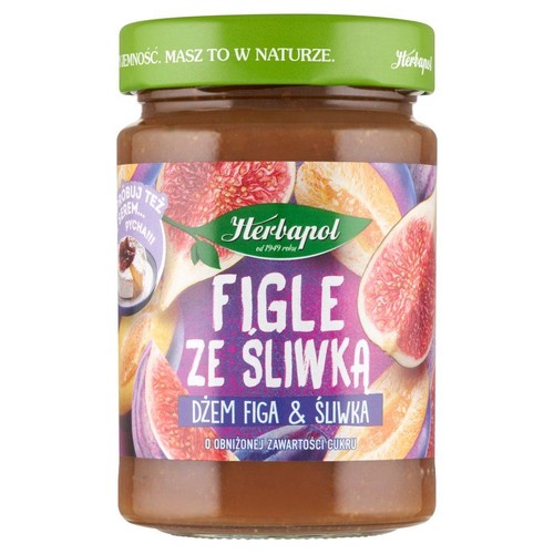 Dżem Figle ze śliwką - figa & śliwka Herbapol 280 g