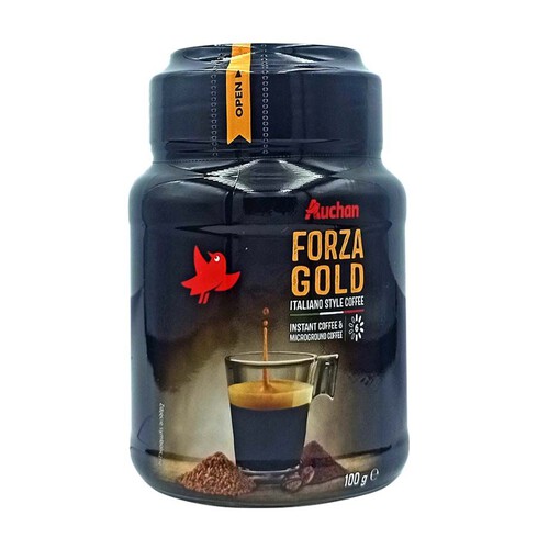 Kawa rozpuszczalna Italiano Barista Forza Gold Auchan 100 g