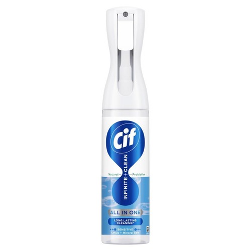  Spray z naturalnymi probiotykami Infinite Clean Lotus & Mineral Salt  Cif 280 ml