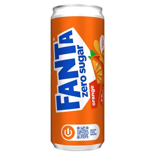 Napój gazowany Zero o smaku pomarańczowym  Fanta 330 ml