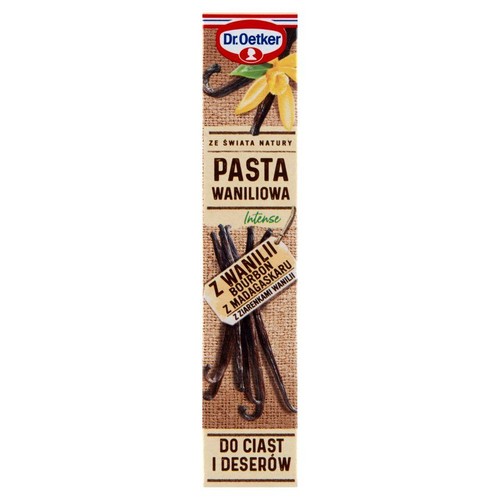 Pasta waniliowa z wanilii Bourbon z Madagaskaru z ziarenkami wanilii Dr.Oetker 19 g