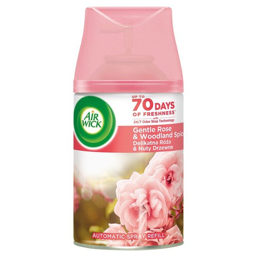 Wkład do odświeżacza delikatna róża i nuty drzewne Air Wick 250 ml