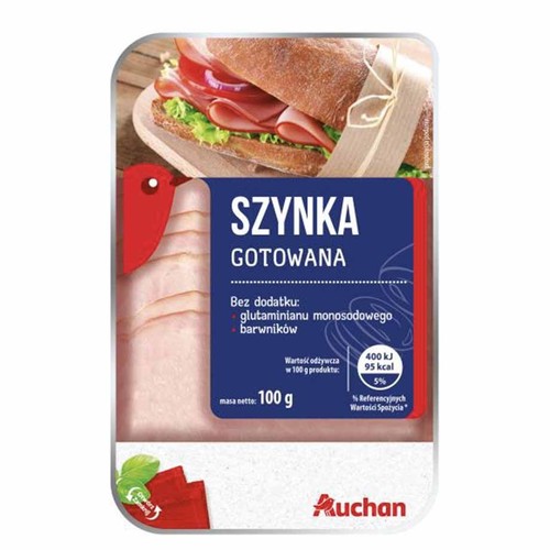 Szynka gotowana Auchan 100 g