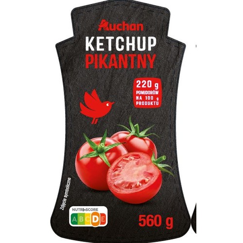 Ketchup pikantny Auchan 560 g