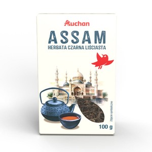 Herbata czarna liściasta Assam Auchan 100 g