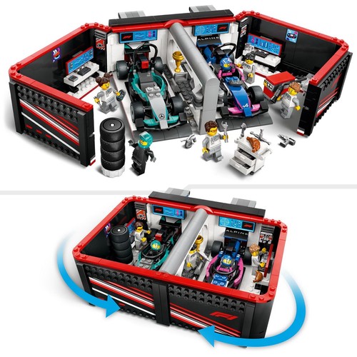 City F1® Garaż i bolidy Mercedes-AMG i Alpine 60444 LEGO 1 sztuka