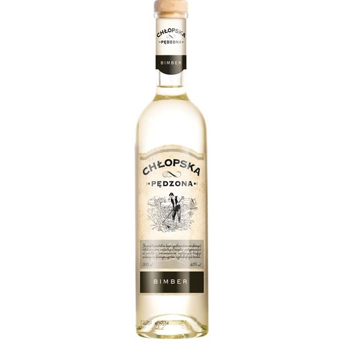 Wódka czysta pędzona bimber alk. 43,0% obj. Chłopska 500 ml