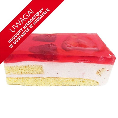 Truskawkowa szachownica Cukiernia Auchan na wagę ok. 400 g