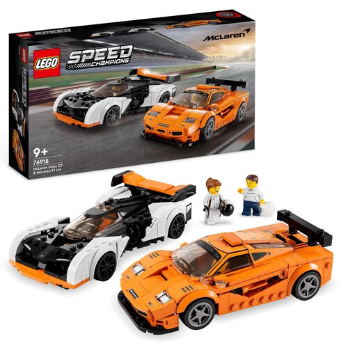 Speed Champions McLaren Solus GT i McLaren F1 LM 76918 LEGO 1 sztuka