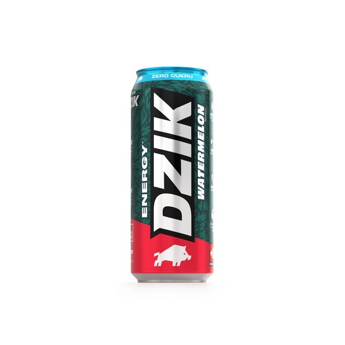 Napój energetyzujący Watermelon bez dodatku cukru WK Dzik 500 ml