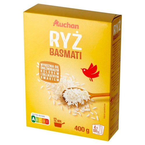 Ryż Basmati Auchan 4 x 100 g