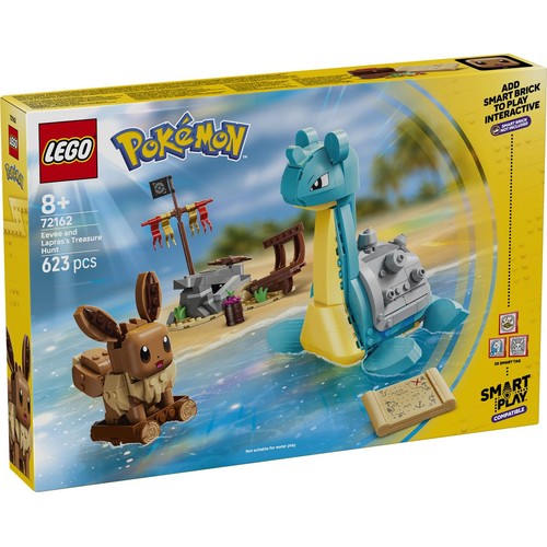 Pokémon SMART Play: Eevee i Lapras - poszukiwanie skarbów 72162 LEGO 1 sztuka