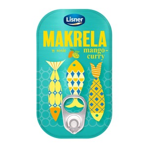 Makrela w sosie mango-curry Lisner 110 g
