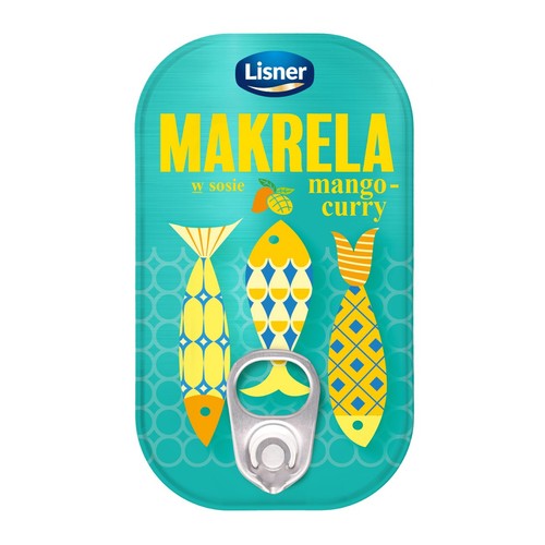 Makrela w sosie mango-curry Lisner 110 g