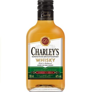 Whisky blended Polish and Scotch alk. 40,0% obj. Charleys 200 ml
