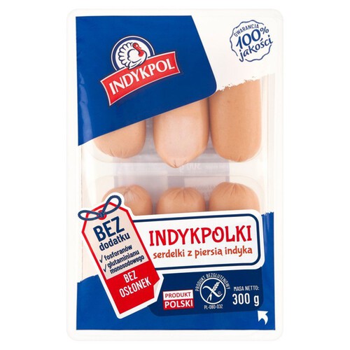 Serdelki z piersi indyka Indykpol 300 g