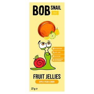 Galaretki jabłko-gruszka-cytryna   Bob Snail 27 g