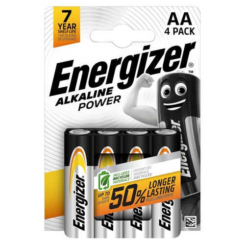 Baterie ALKALINE POWER AA E91 R6 /4 szt. Energizer 4 sztuki 