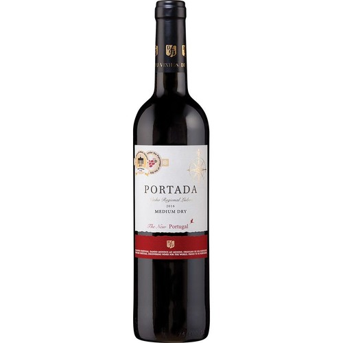 Wino portugalskie czerwone półwytrawne alk. 12,5% obj. Porttada 750 ml